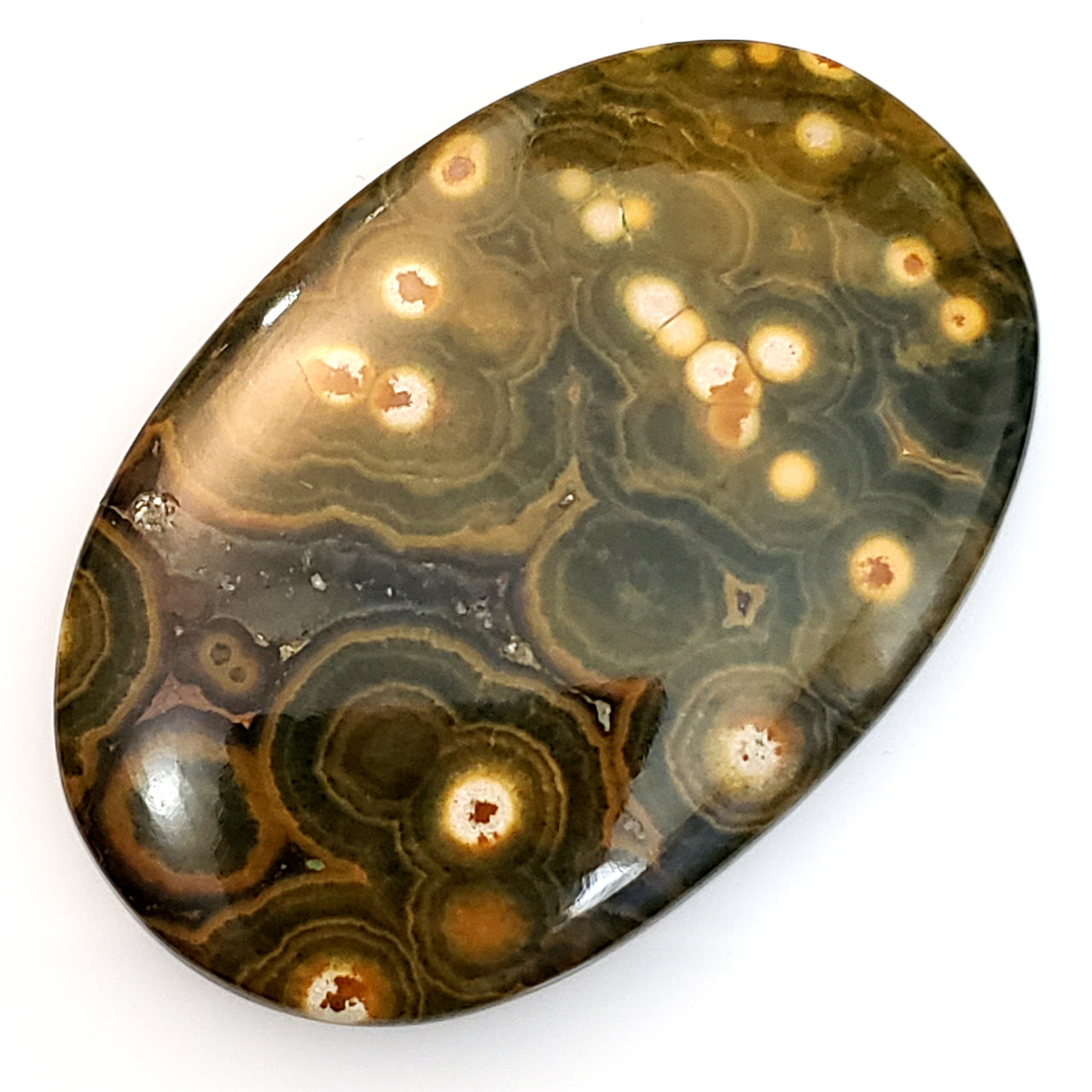 Natural Ocean Jasper Cabochon 46x30mm