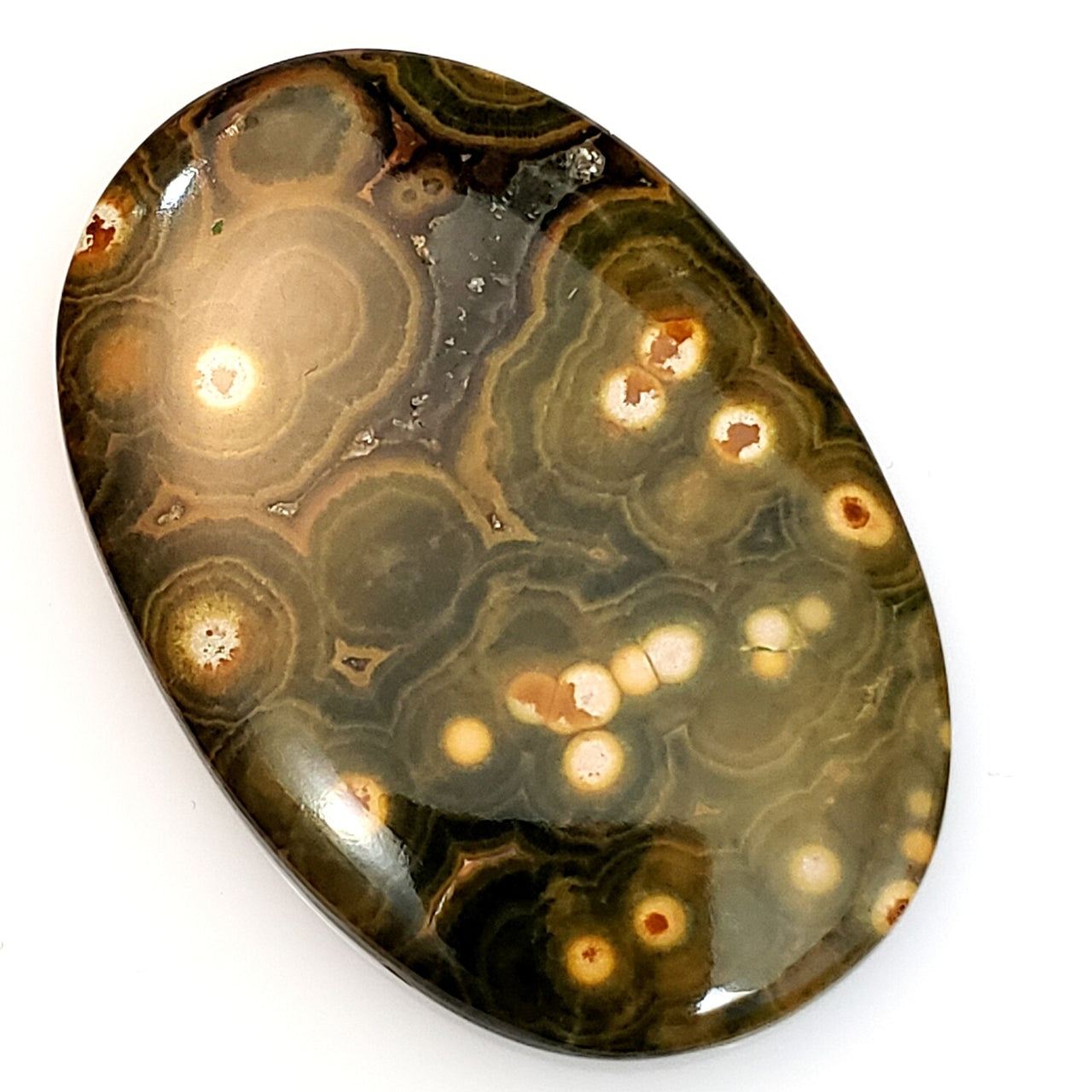 Natural Ocean Jasper Cabochon 46x30mm