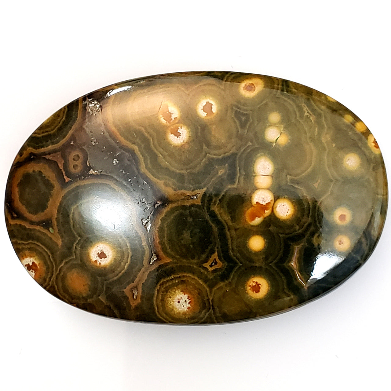 Natural Ocean Jasper Cabochon 46x30mm