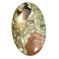 Thumbnail for Natural Rhyolite Rainforest Jasper Cabochon 34x21mm