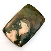 Thumbnail for Natural Rhyolite Rainforest Jasper Cabochon 33x22mm