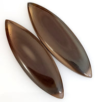 Thumbnail for LONG Natural Imperial Jasper Cabochon Pair