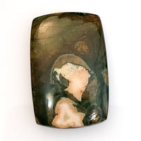 Thumbnail for Natural Rhyolite Rainforest Jasper Cabochon 33x22mm