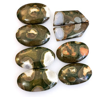 Thumbnail for Natural Rhyolite Rainforest Jasper Cabochon Pairs