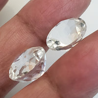 Thumbnail for Natural Rock Quartz Round Brilliant Cut