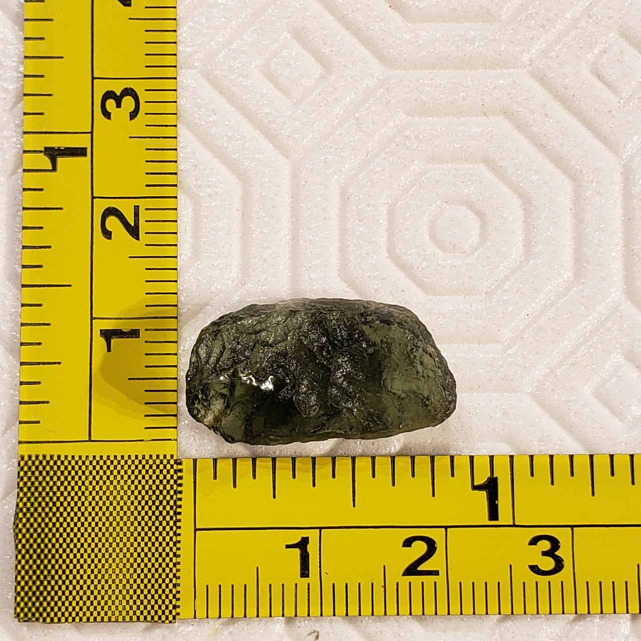 8Ct Natural Moldavite. Size- approx. 21x11mm