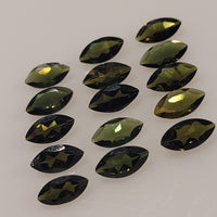 Thumbnail for Natural Green Tourmaline Faceted Marquise Cut approx. 12X4mm each