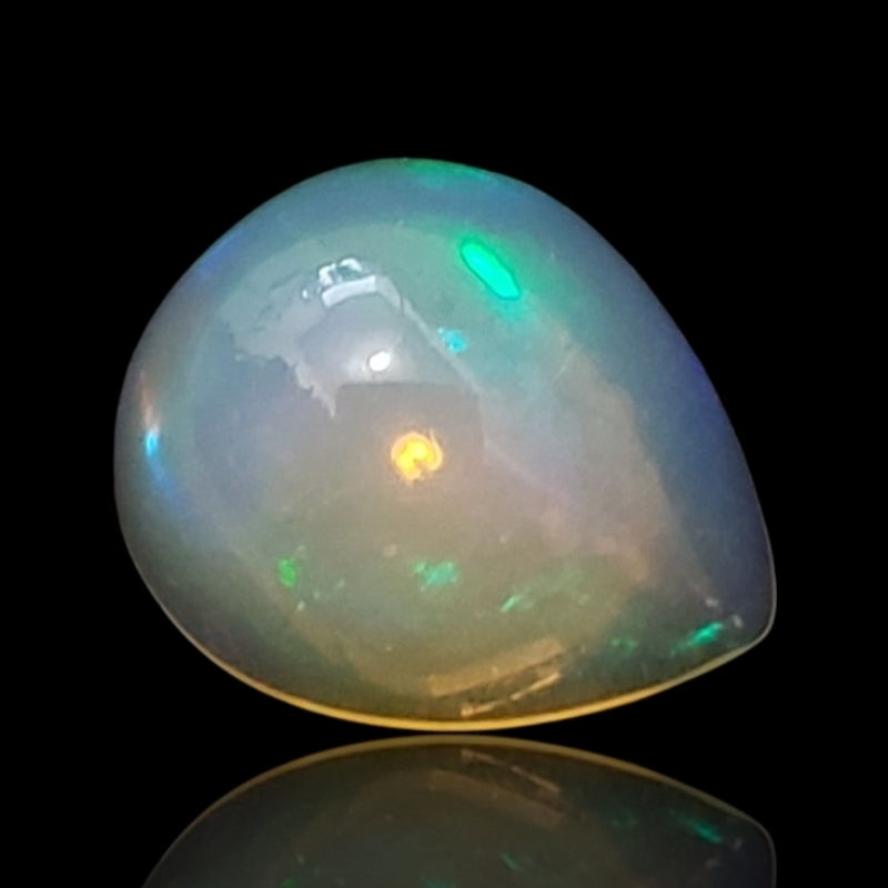 3Ct Natural Ethiopian Opal Cabochon. Size is approx. 12x10mm