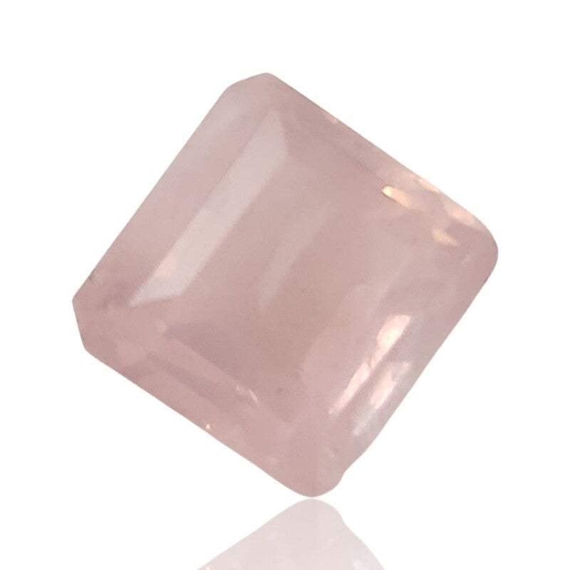 12.5Ct Natural Rose Quartz Faceted. Size is approx. 12x12x11mm