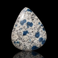 Thumbnail for 80Ct Natural K2 Blue Jasper - Azurite in Granite -Cabochon. Size is approx. 48x38mm