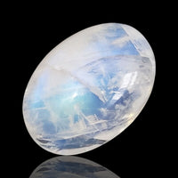 Thumbnail for 19.5Ct Natural Rainbow Moonstone Cabochon. Size- 21x15mm