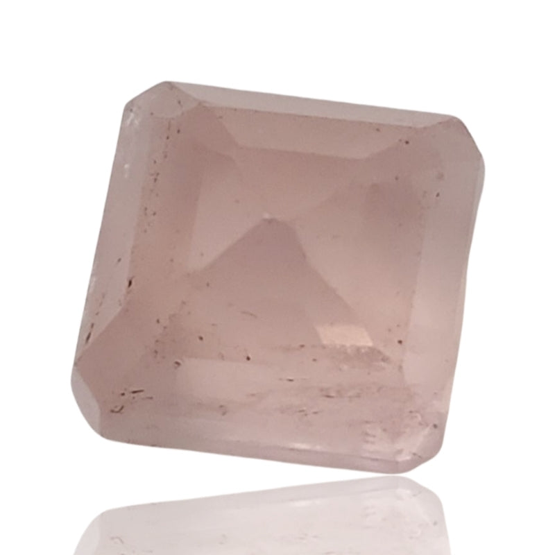 12.5Ct Natural Rose Quartz Faceted. Size is approx. 12x12x11mm