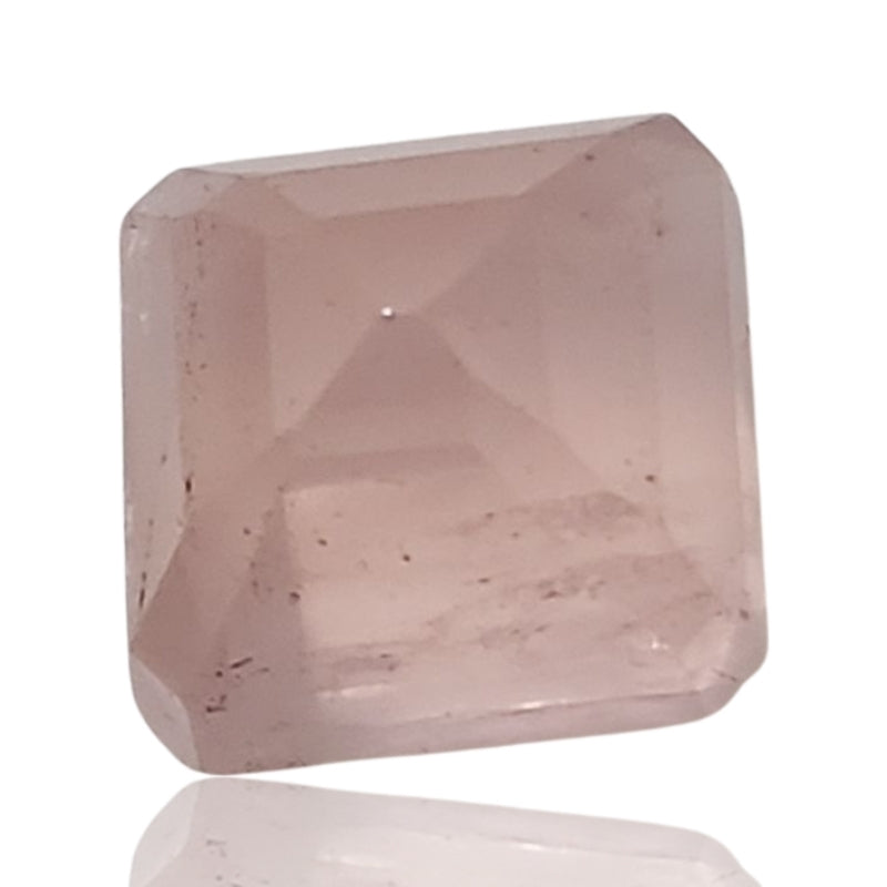 12.5Ct Natural Rose Quartz Faceted. Size is approx. 12x12x11mm