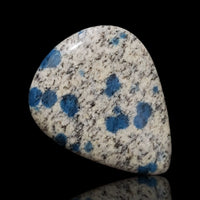 Thumbnail for 80Ct Natural K2 Blue Jasper - Azurite in Granite -Cabochon. Size is approx. 48x38mm