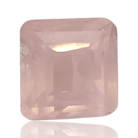 Thumbnail for 12.5Ct Natural Rose Quartz Faceted. Size is approx. 12x12x11mm