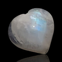 Thumbnail for 8.5Ct Natural Rainbow Moonstone Heart Cabochon. Size- 15x14mm