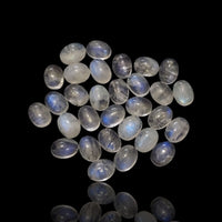 Thumbnail for 42Ct 30Pcs Natural Rainbow Moonstone Cabochon Lot