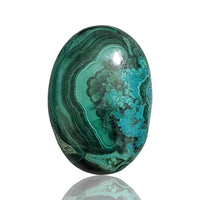 Thumbnail for 44.4Ct Natural Chrysocolla Malachite Cabochon. Size- approx. 32x22mm