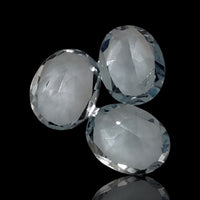 Thumbnail for 6Ct 3Pcs Natural Blue Topaz Faceted Lot. Size is 9x7mm each.