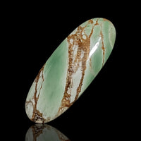 Thumbnail for Natural FINE Variscite Cabochon. Size is approx. 31x12mm