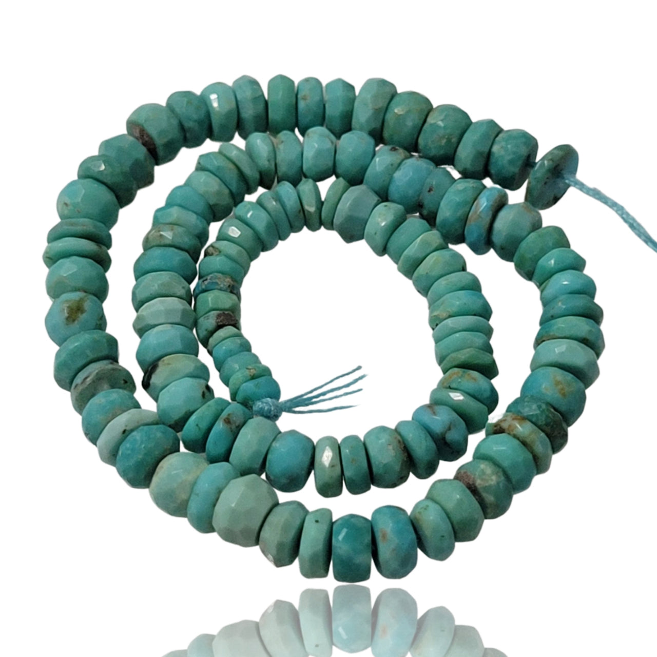 Natural Turquoise Bead Strand