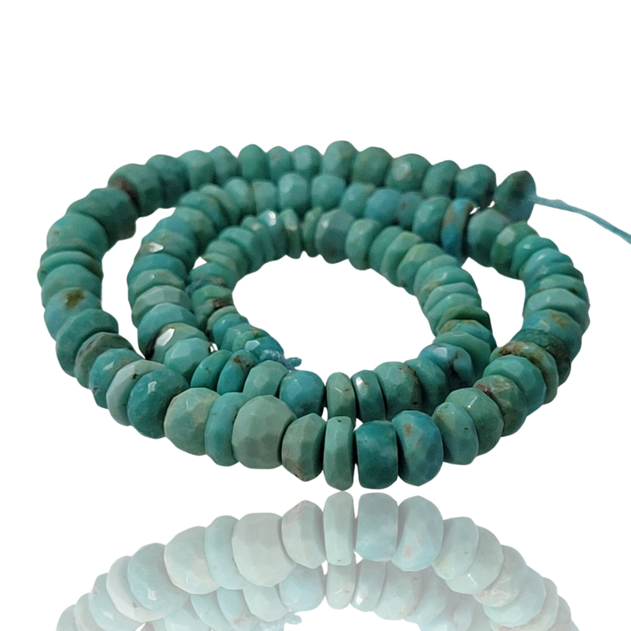 Natural Turquoise Bead Strand