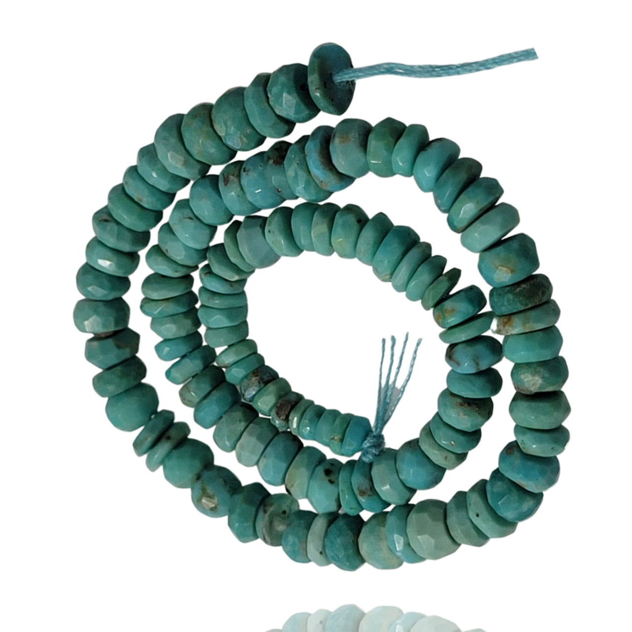 Natural Turquoise Bead Strand