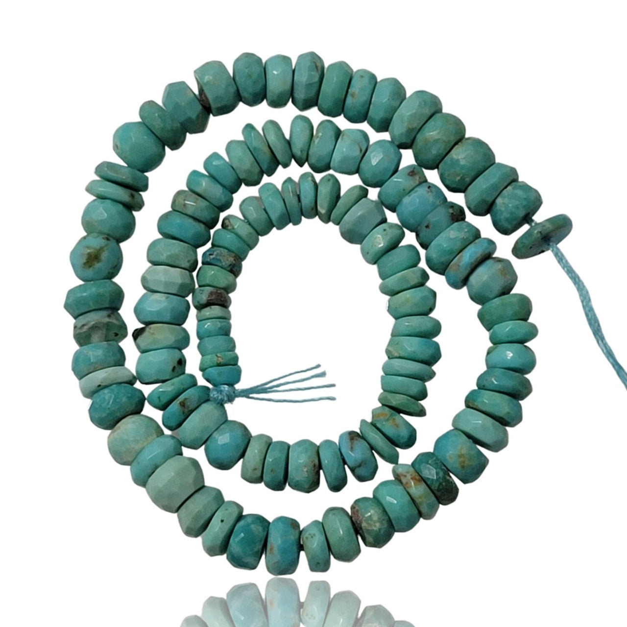 Natural Turquoise Bead Strand