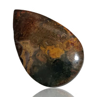 Thumbnail for 49.5Ct Natural Indonesian Paint Jasper Cabochon. Size- approx. 41x26mm