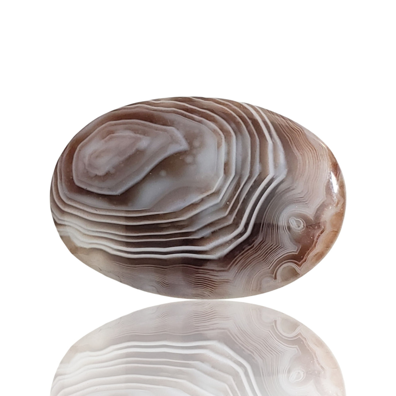 33.5Ct Natural Botswana Agate Cabochon. Size- approx. 36x24mm