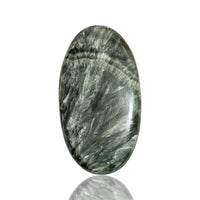 Thumbnail for 46Ct Natural Seraphinite Cabochon. Size- approx. 44x23mm