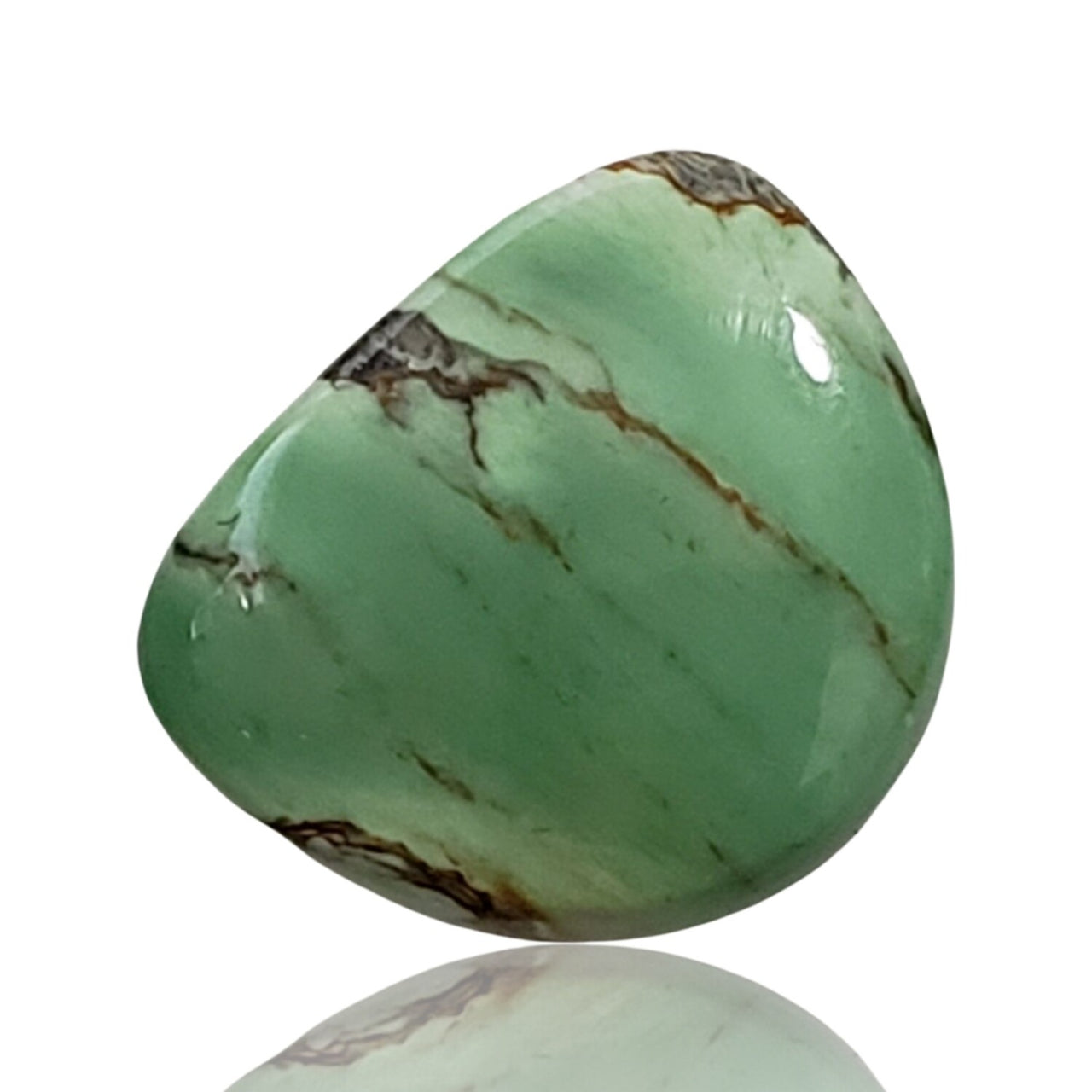 10Ct Natural Variscite Cabochon. Size- approx. 17x15mm