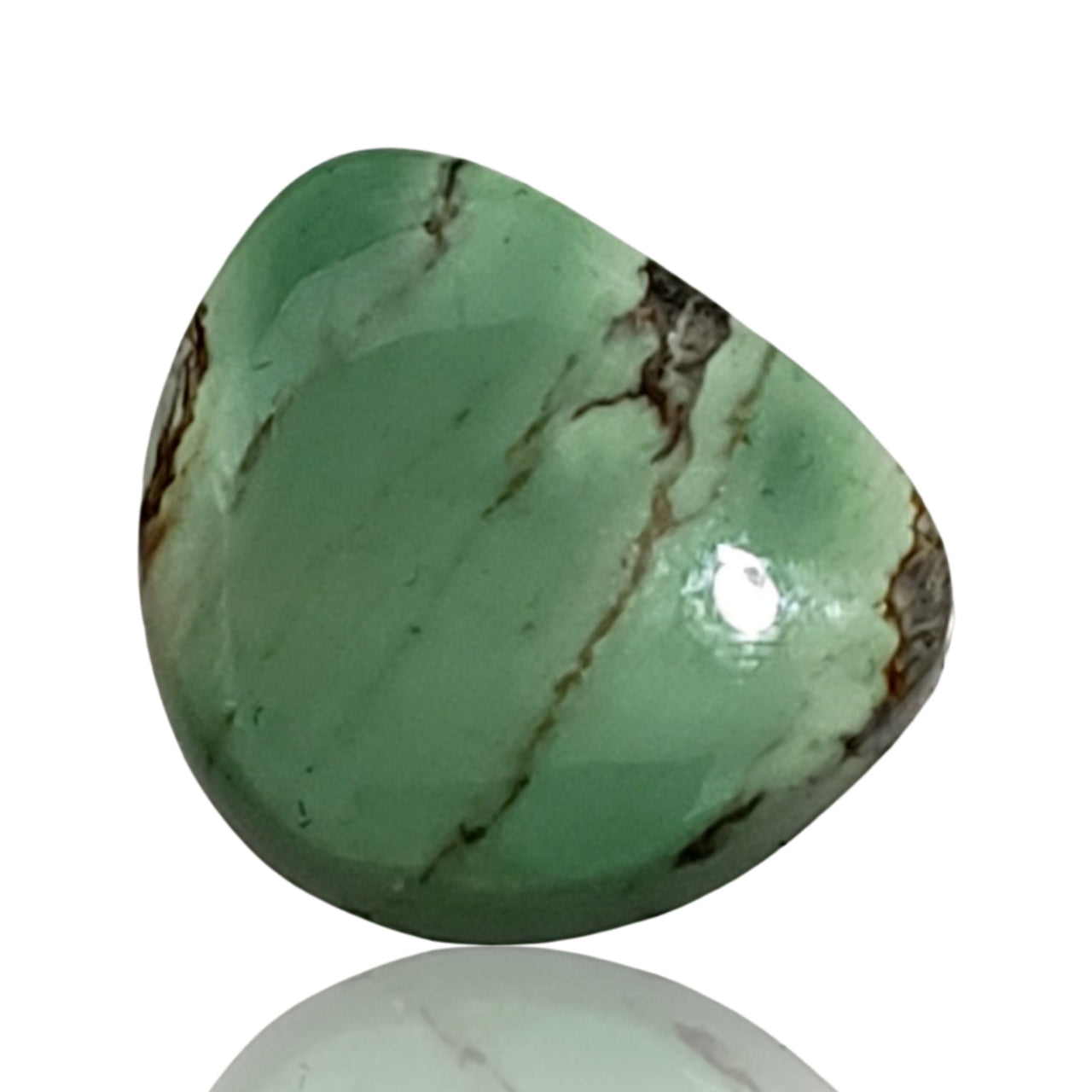 10Ct Natural Variscite Cabochon. Size- approx. 17x15mm