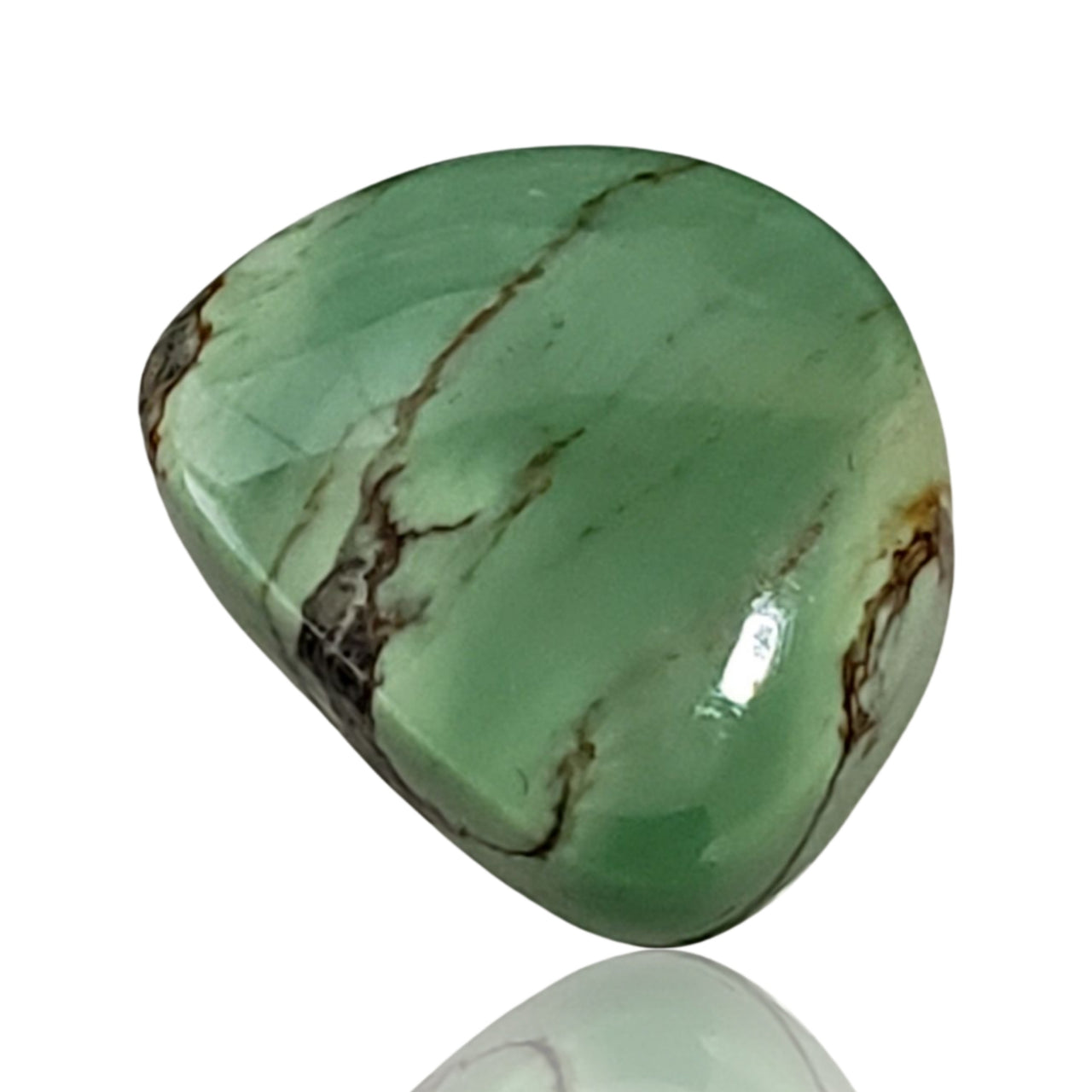 10Ct Natural Variscite Cabochon. Size- approx. 17x15mm