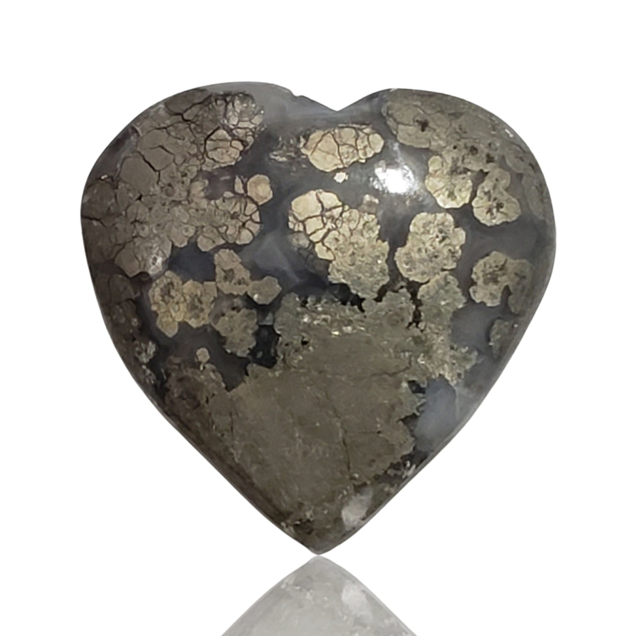 24.5Ct Natural Marcasite Cabochon. Size- approx. 21x21mm