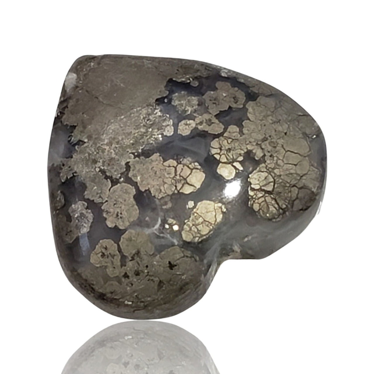 24.5Ct Natural Marcasite Cabochon. Size- approx. 21x21mm