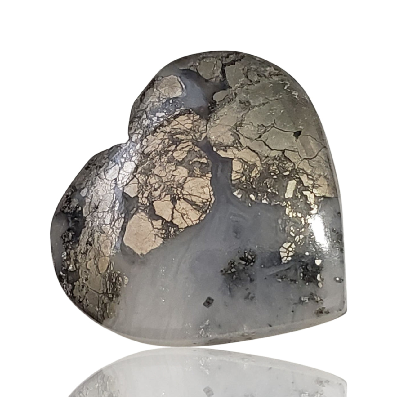 34Ct Natural Marcasite Cabochon. Size- approx. 26x24mm