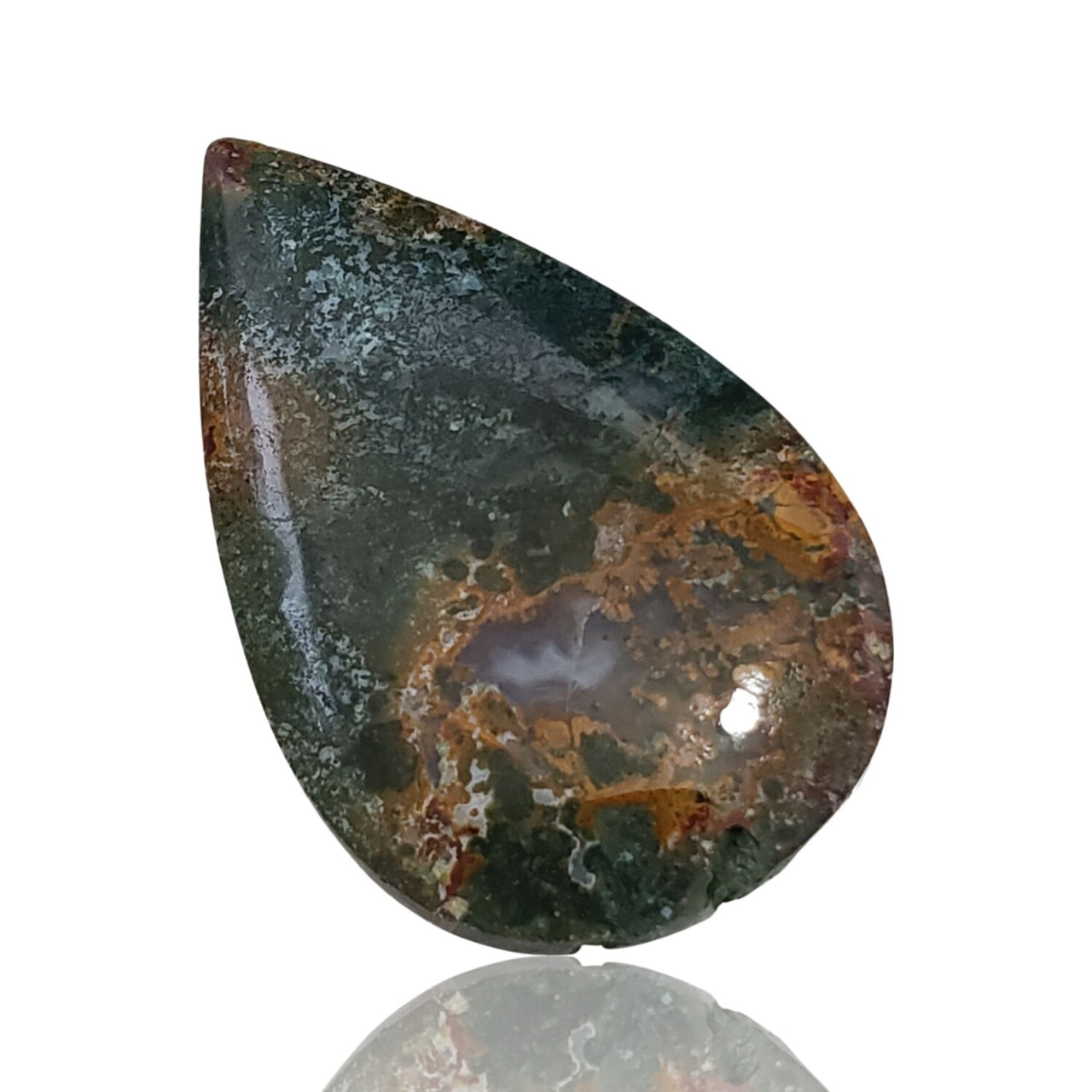 51.5Ct Natural Indonesian Paint Jasper Cabochon. Size- approx. 48x30mm