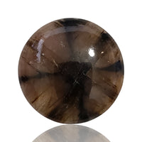 Thumbnail for 28.5Ct Natural Chiastolite/Andalusite Cross Stone Cabochon. Size- approx. 24mm