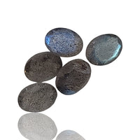 Thumbnail for 6.5Ct 5Pcs Natural Labradorite Faceted Lot. Size- approx. 8x6mm each