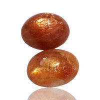 Thumbnail for 12.5Ct Natural Sunstone Cabochon. Size- approx. 14x10mm and 13x10mm