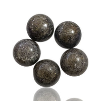 Thumbnail for 35Ct 5Pcs Natural Shimmering Galaxy Aventurine Quartz Cabochons. Size- approx. 12mm each