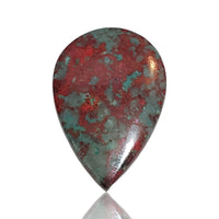 Thumbnail for 25Ct Natural Sonoran Sunrise Chrysocolla Cuprite Cabochon. Size- approx. 31x20mm