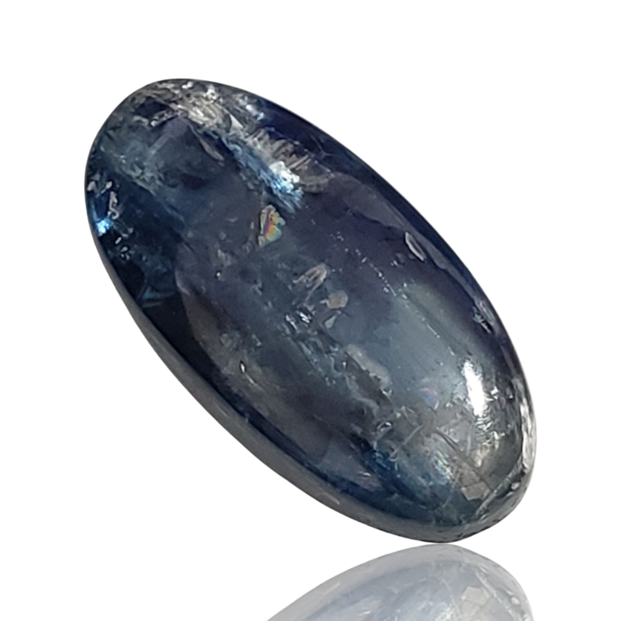 21Ct Natural Kyanite Cabochon. Size- approx. 26x13mm