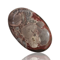 Thumbnail for 50Ct Natural Mushroom Rhyolite Cabochon. Size- approx. 43x27mm