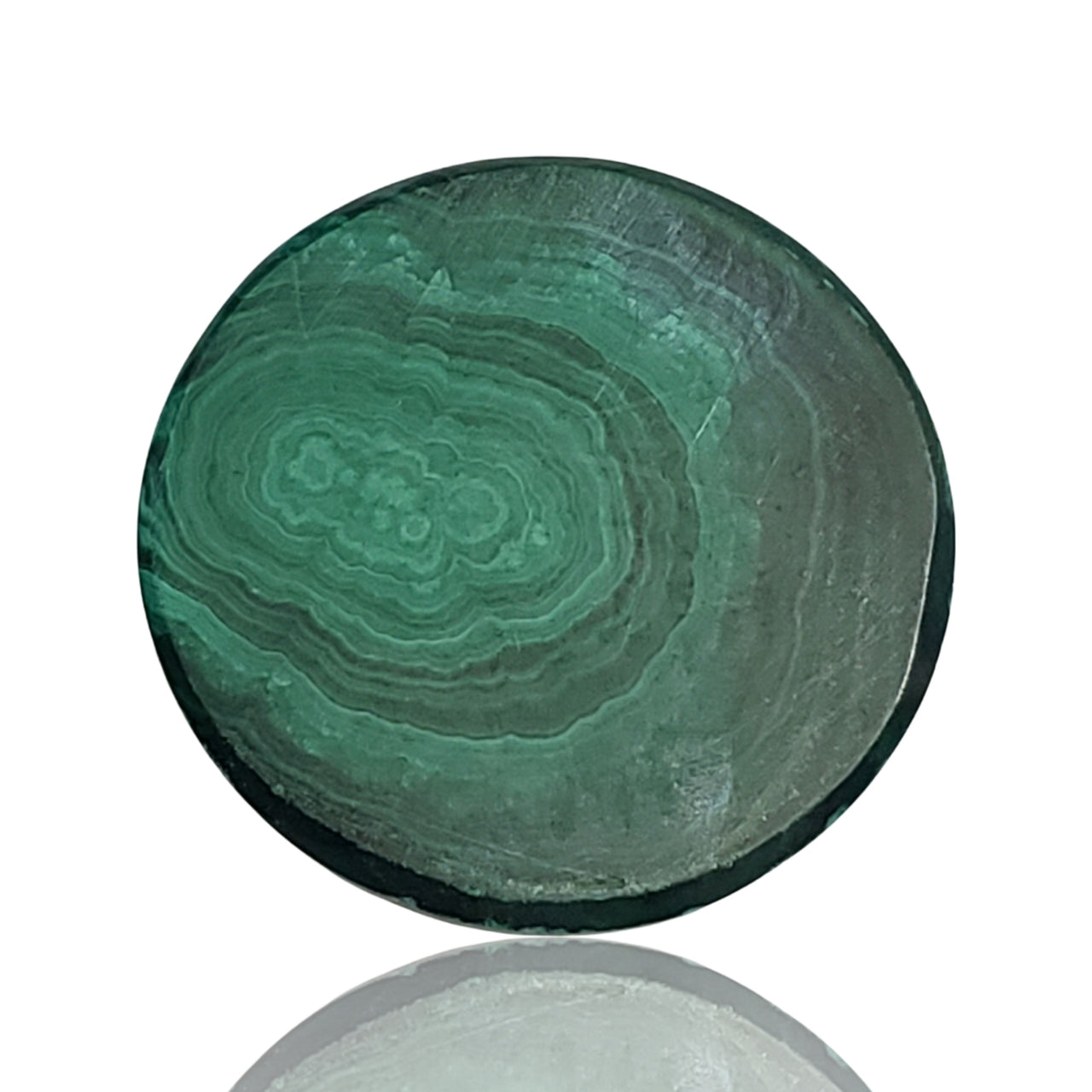 54Ct Natural Malachite Cabochon. Size- approx. 26mm