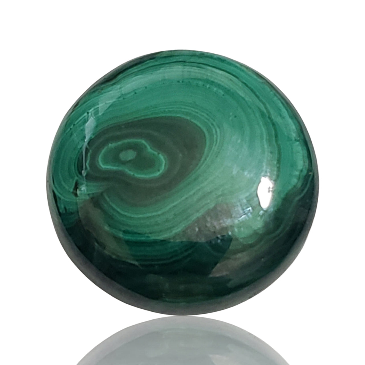 54Ct Natural Malachite Cabochon. Size- approx. 26mm