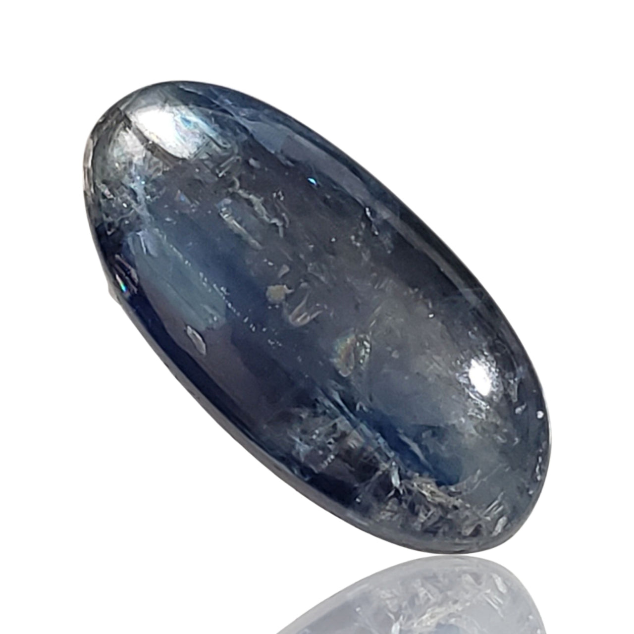 21Ct Natural Kyanite Cabochon. Size- approx. 26x13mm