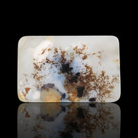 Thumbnail for 35Ct Natural Scenic Dendritic Montana Agate Slice Cabochon. Size- approx. 40x26mm