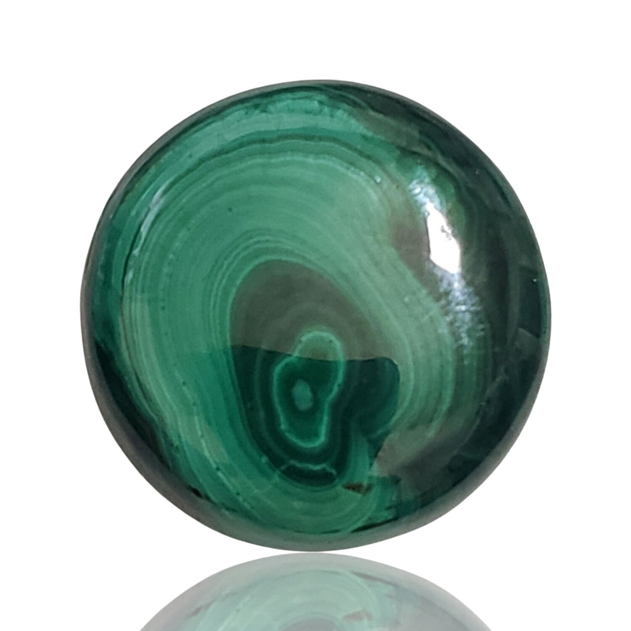 54Ct Natural Malachite Cabochon. Size- approx. 26mm